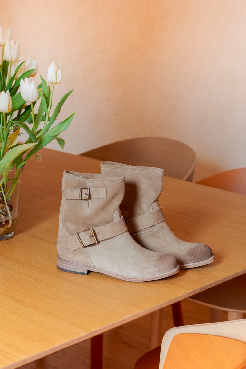 LOW HEEL ANKLE BOOTS