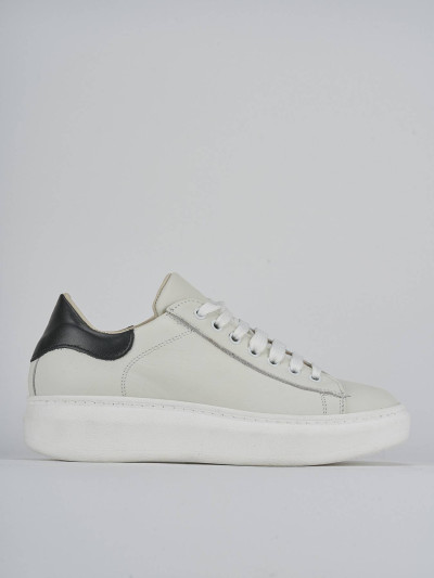 Sneakers pelle bianco