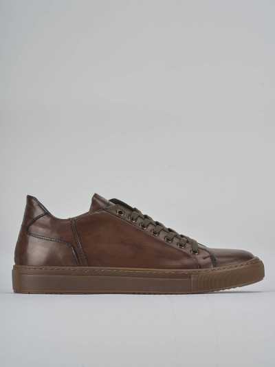 Sneakers pelle marrone