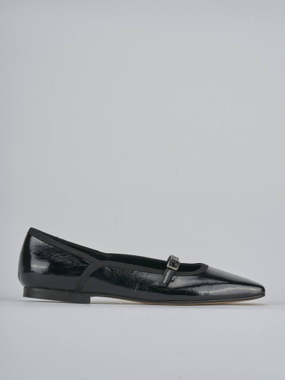 Ballerine tacco 1cm vernice nero