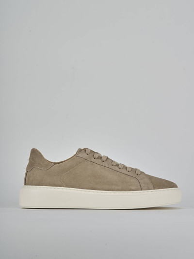 Sneakers camoscio beige