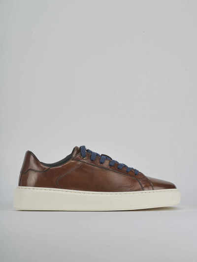 Sneakers pelle marrone