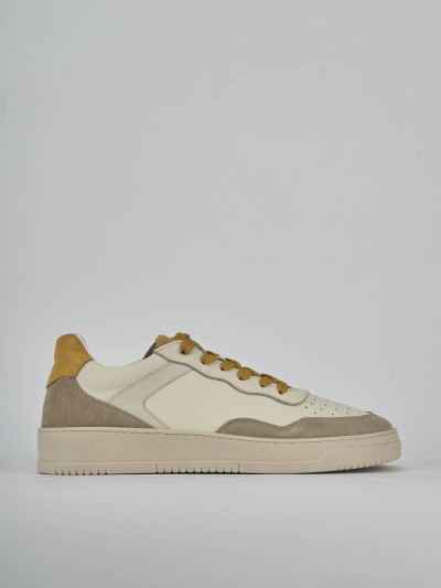 Sneakers pelle bianco