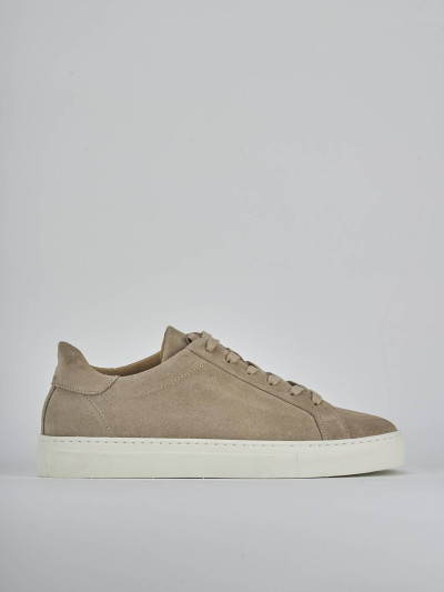 Sneakers camoscio beige