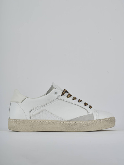 Sneakers pelle bianco