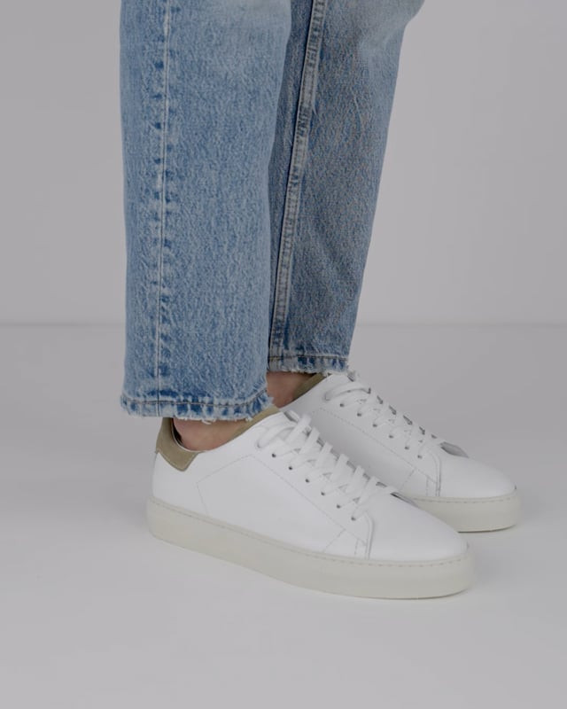 Sneakers pelle bianco