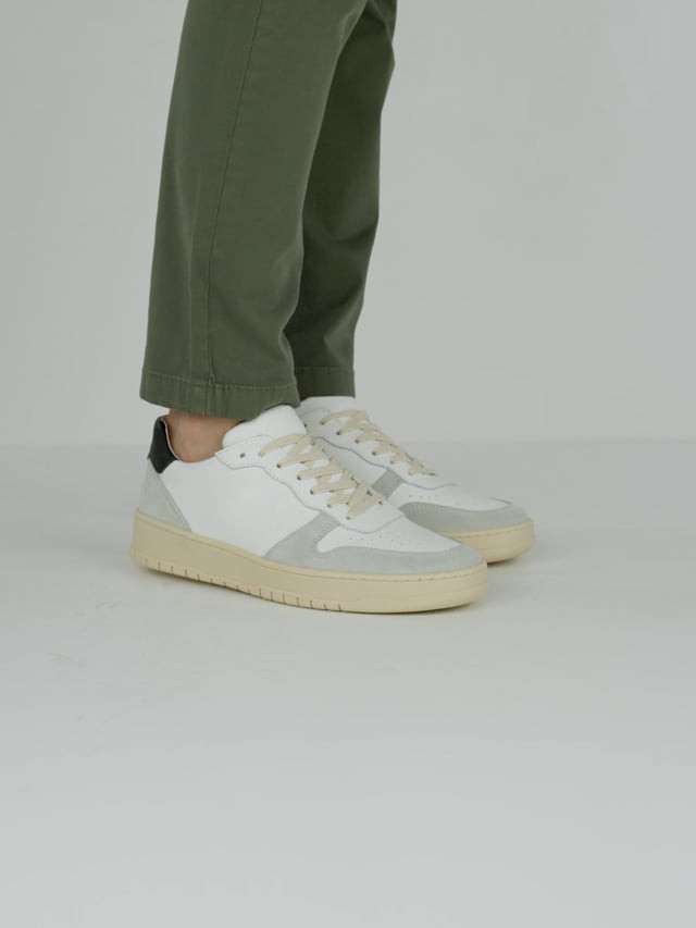 Sneakers pelle bianco