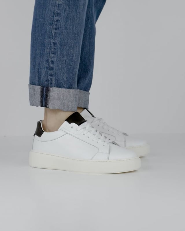 Sneakers pelle bianco