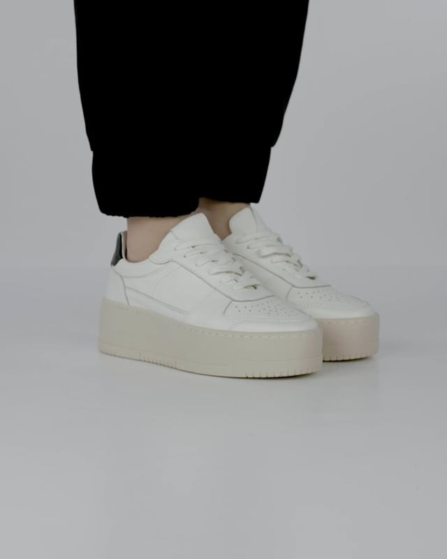 Sneakers pelle bianco