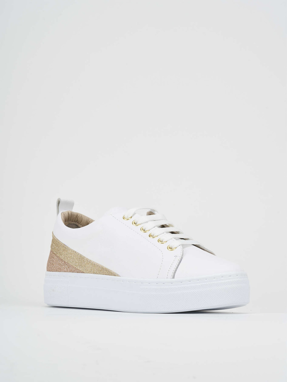Sneakers woman white leather | Barca Stores