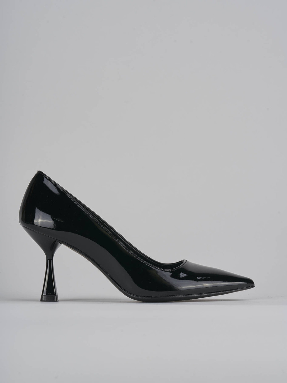 Pumps heel 7 cm black patent