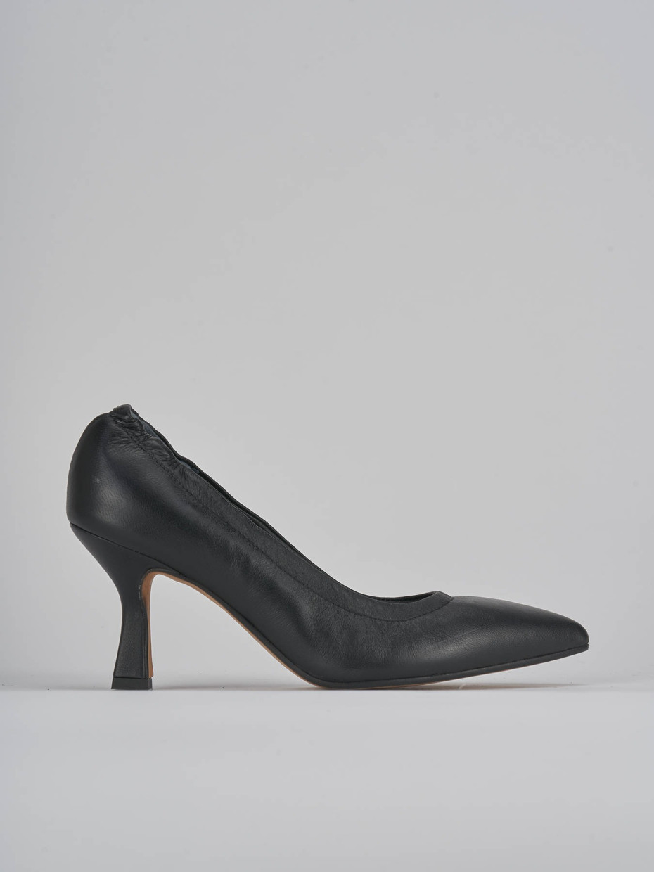 Pumps heel 7 cm black leather