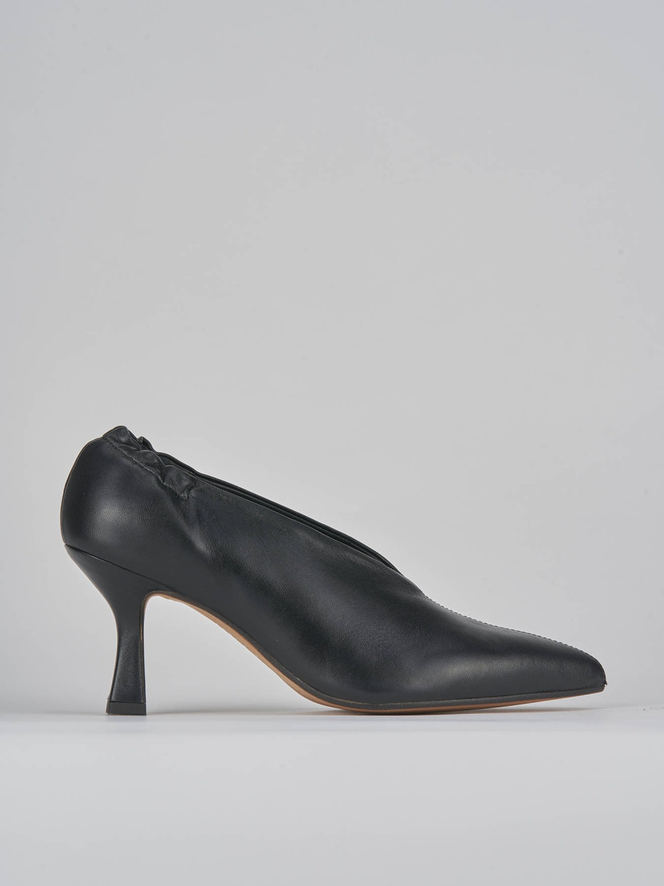 Pumps heel 7 cm black leather