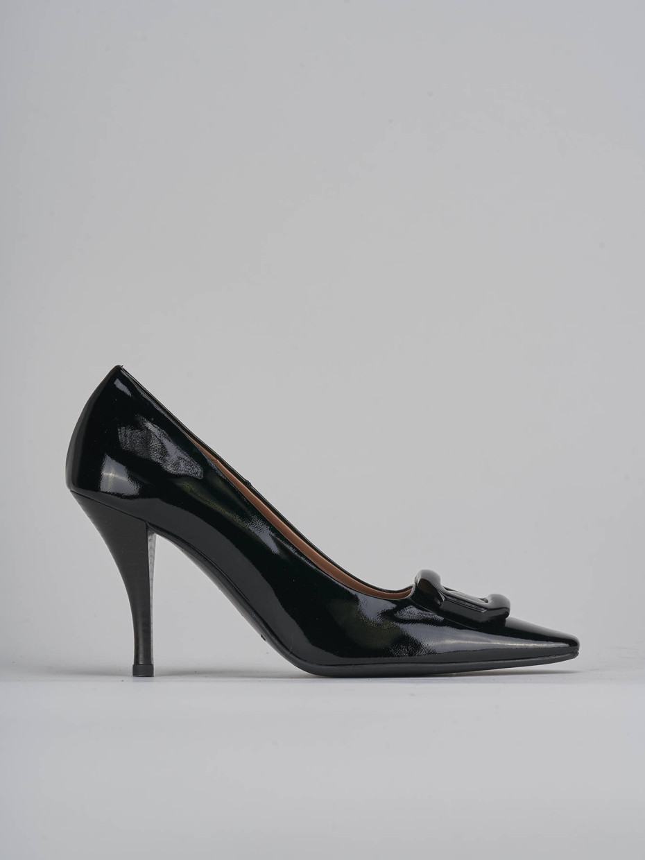 Pumps heel 9 cm black patent