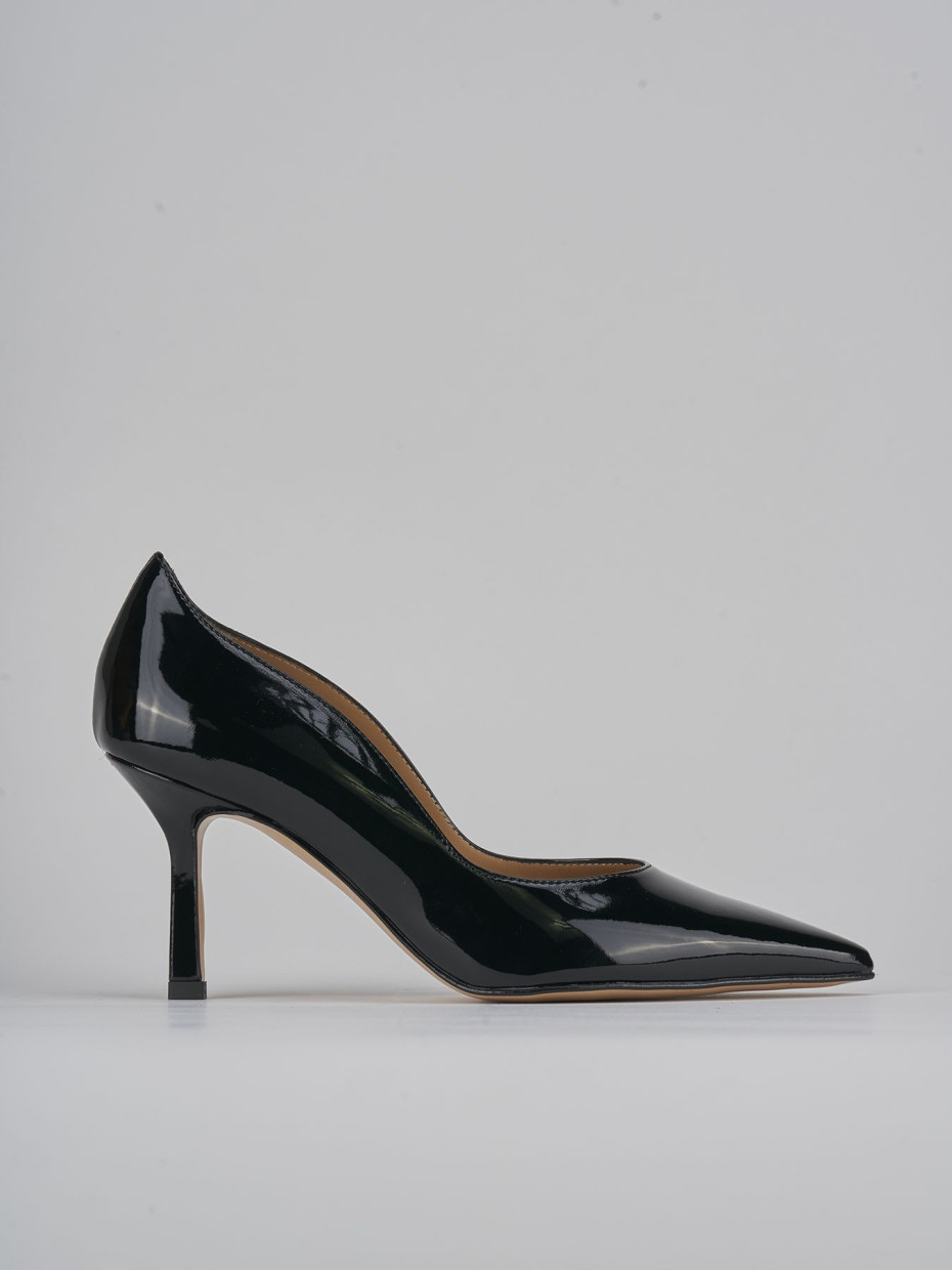 Pumps heel 8 cm black patent