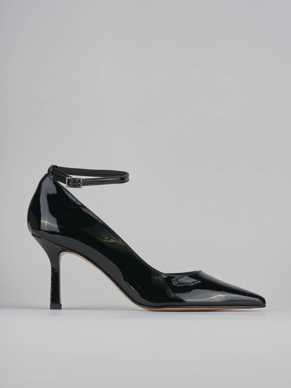 Pumps heel 7 cm black patent