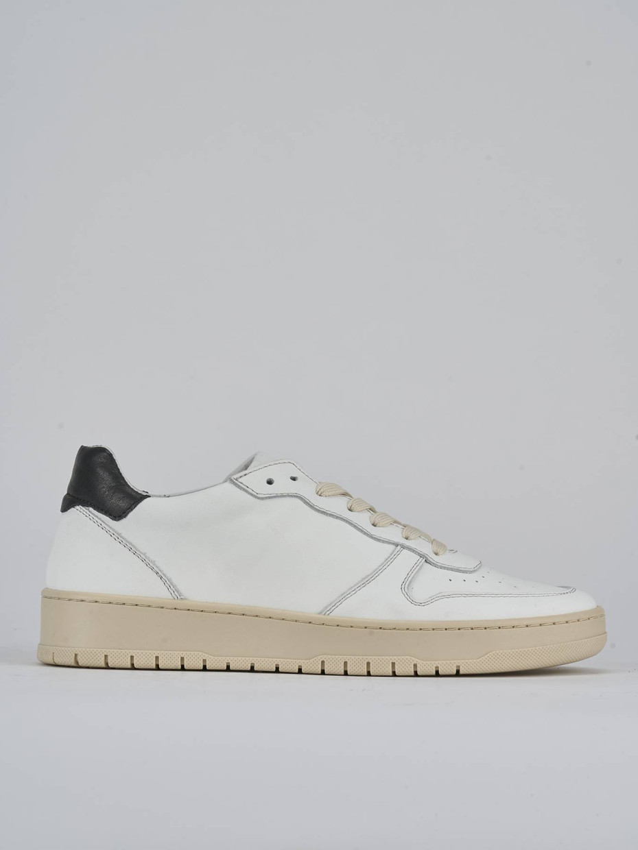 Sneakers pelle bianco