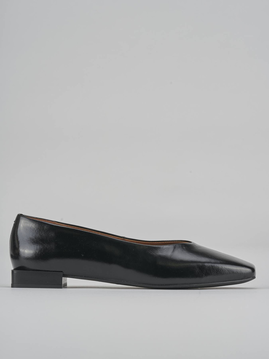 Ballerine tacco 1cm pelle nero