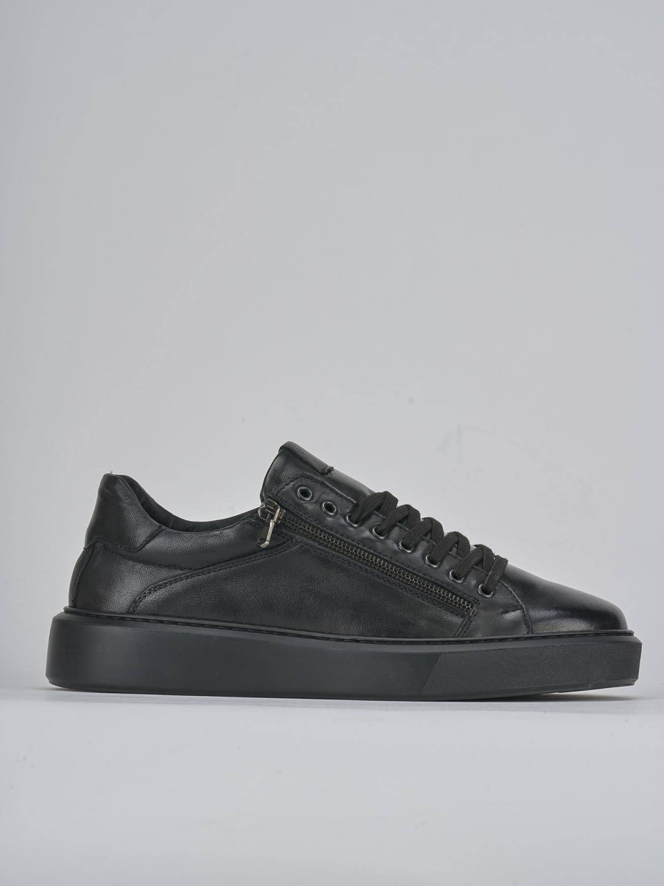 Sneakers pelle nero