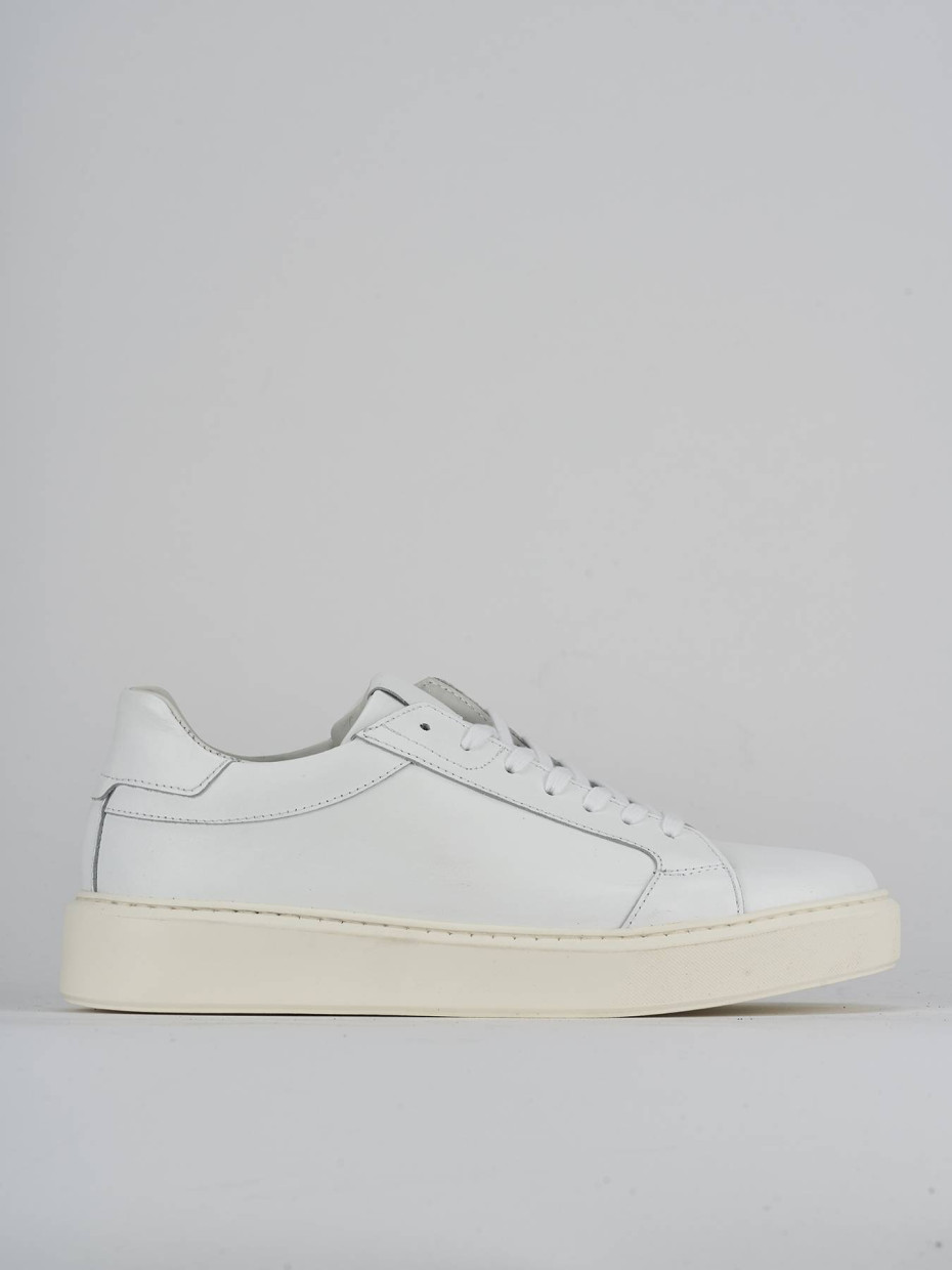 Sneakers pelle bianco