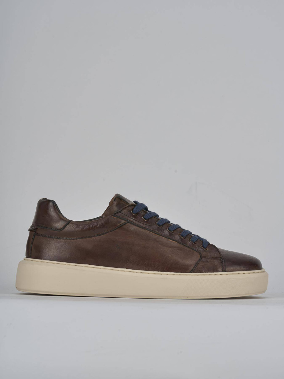 Sneakers pelle marrone