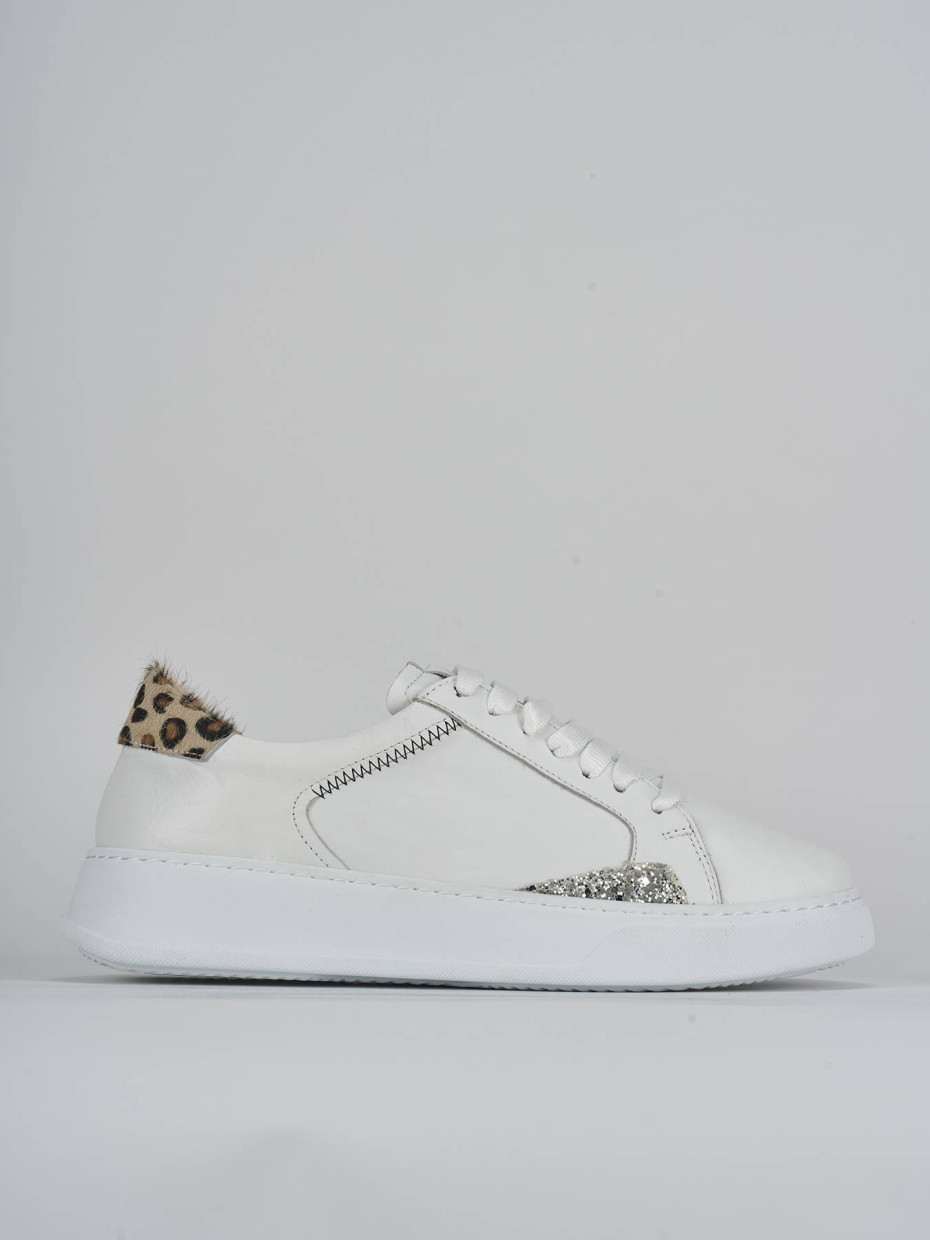 Sneakers pelle bianco