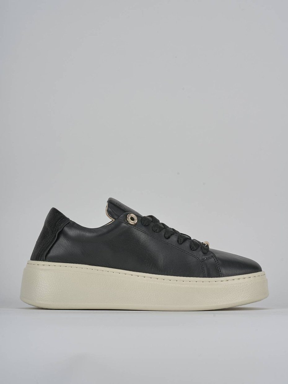 Sneakers pelle nero