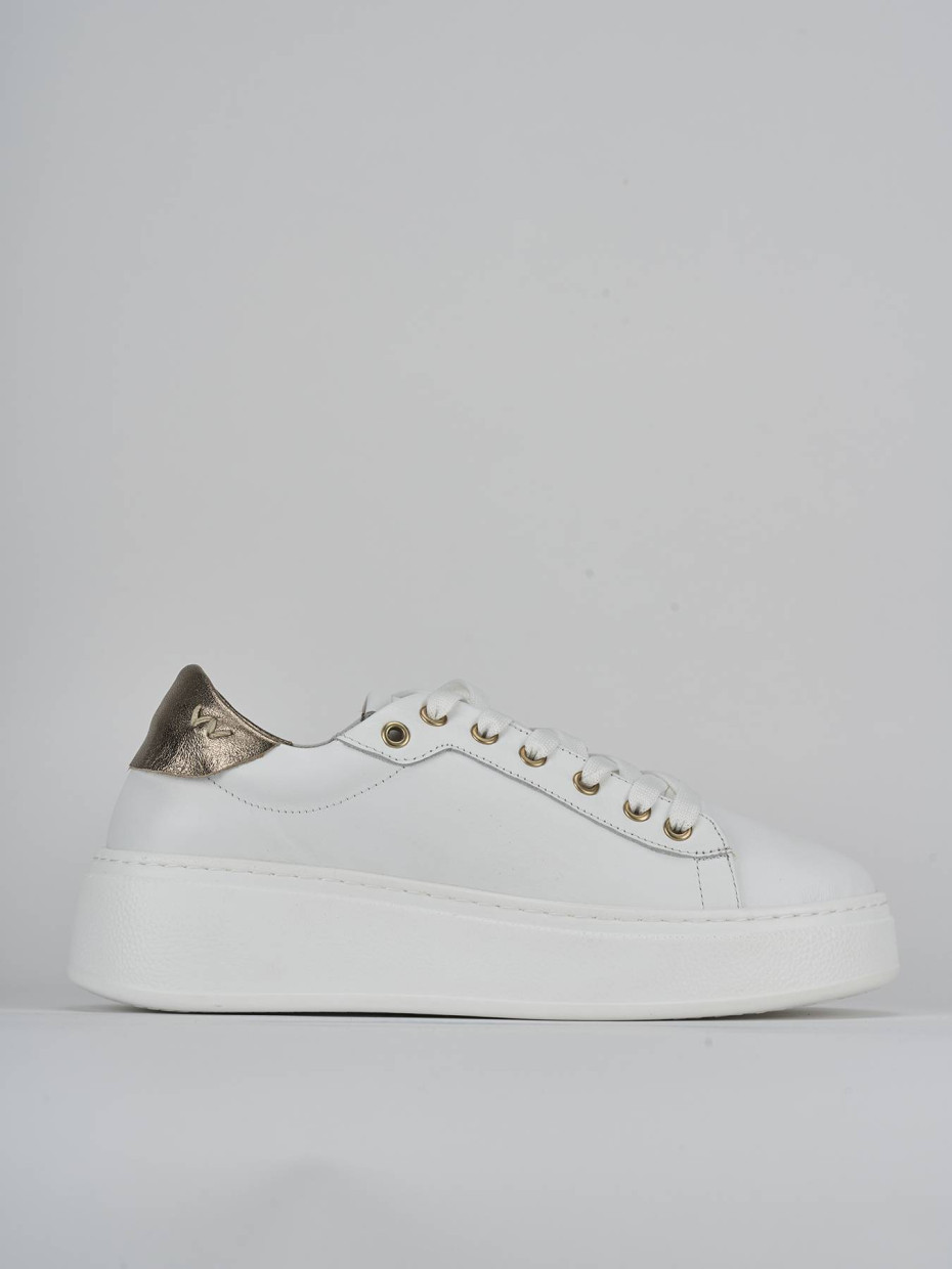 Sneakers pelle bianco