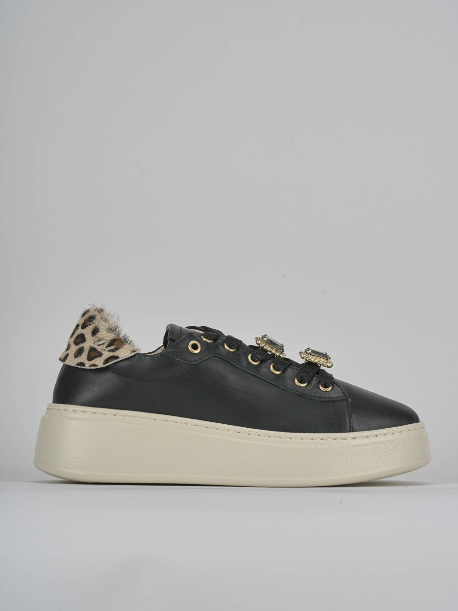 Sneakers pelle nero