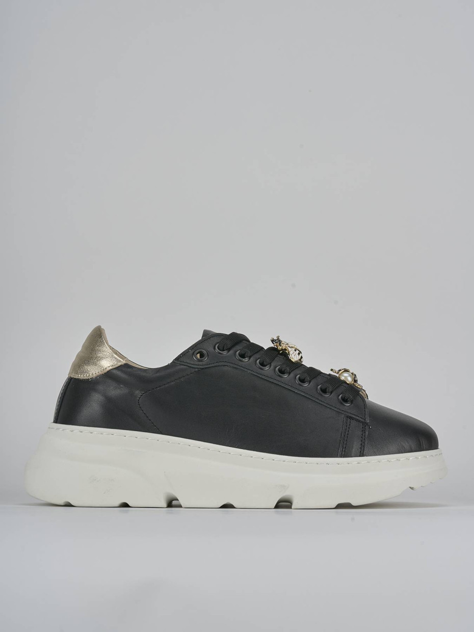 Sneakers pelle nero