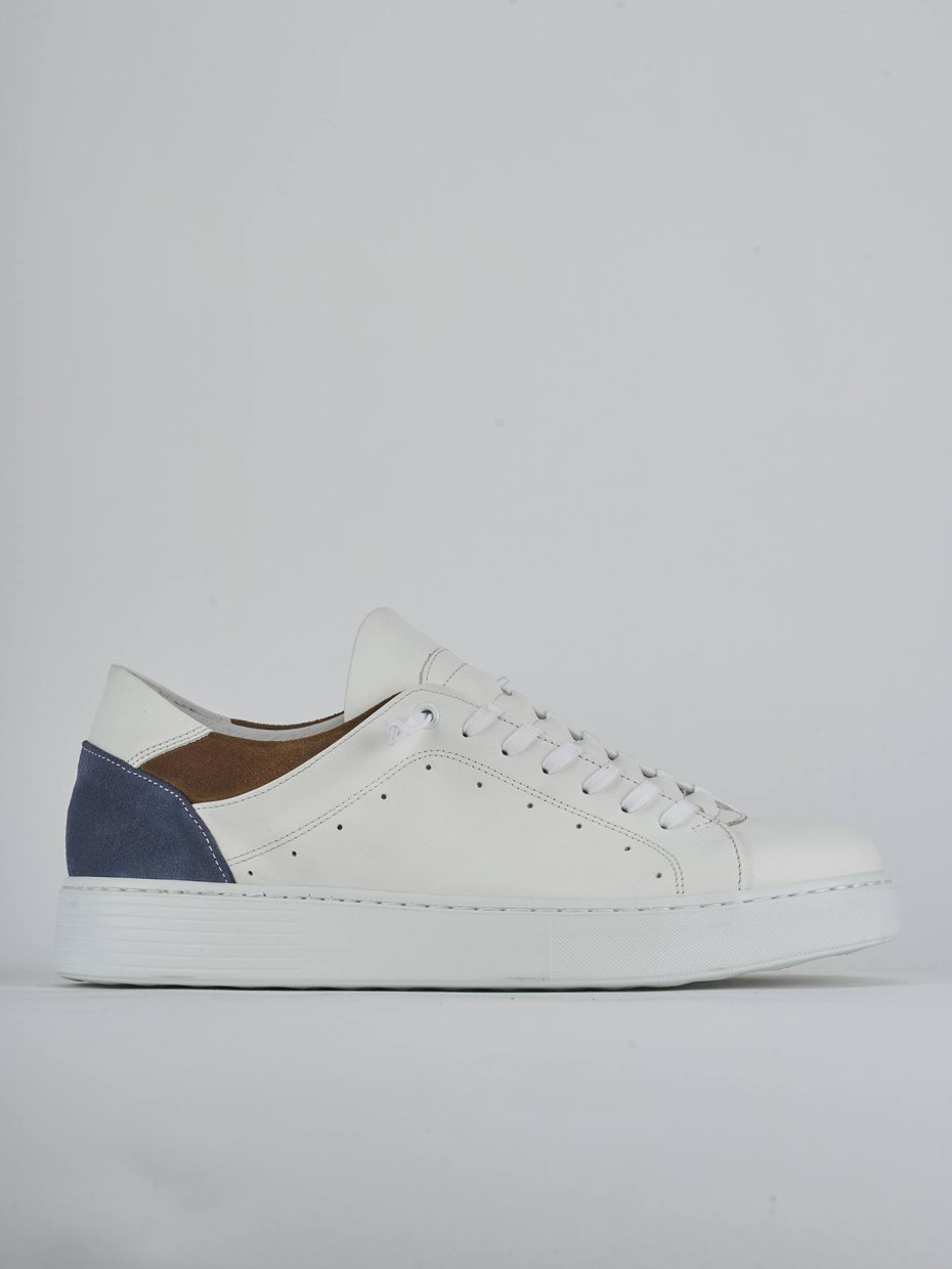 Sneakers pelle bianco