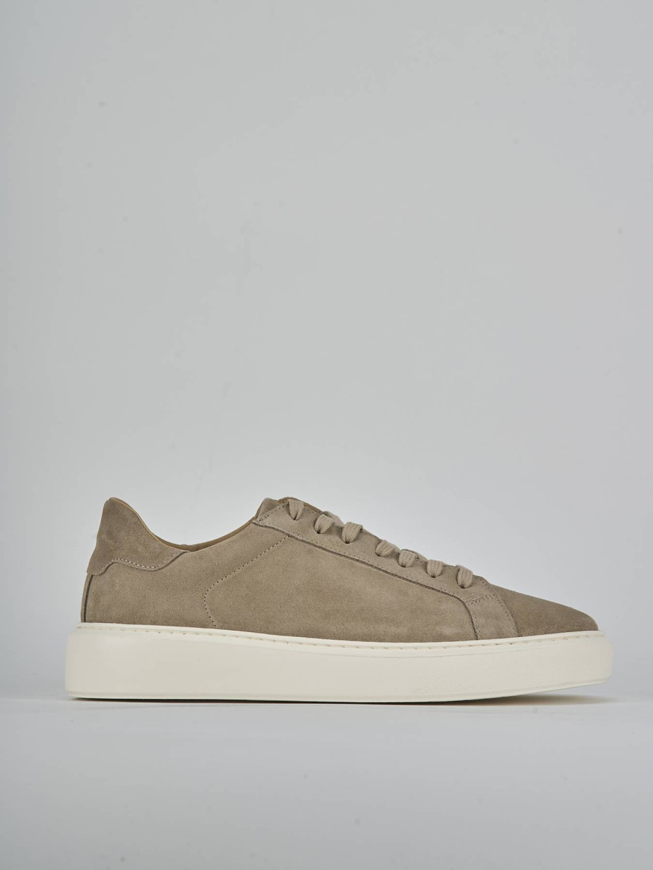 Sneakers camoscio beige