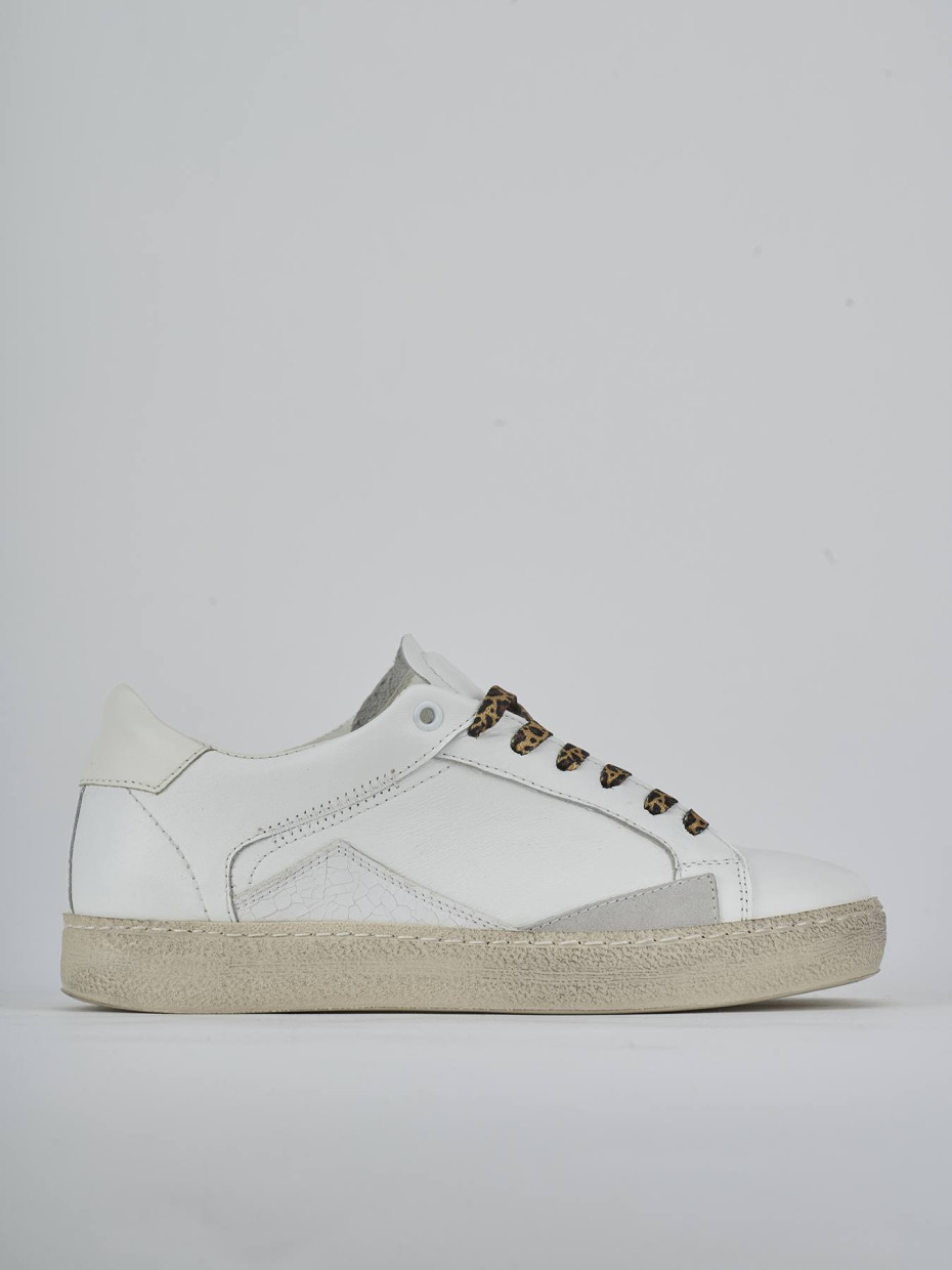 Sneakers pelle bianco