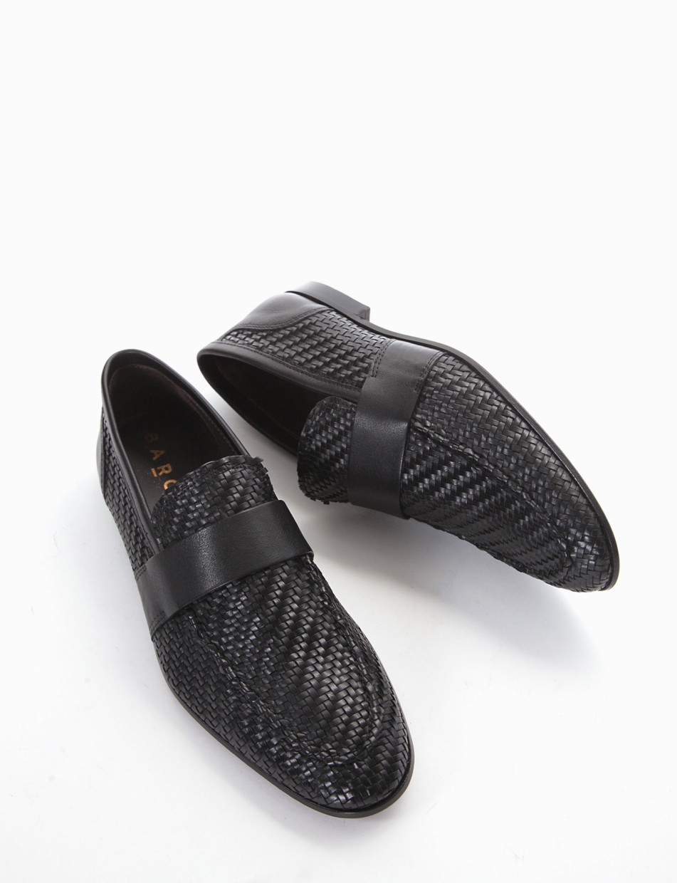 mocassino tacco 2 cm nero