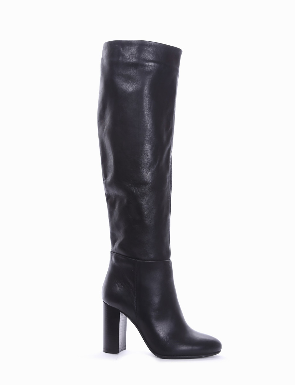 schutz bonita leather knee high boot