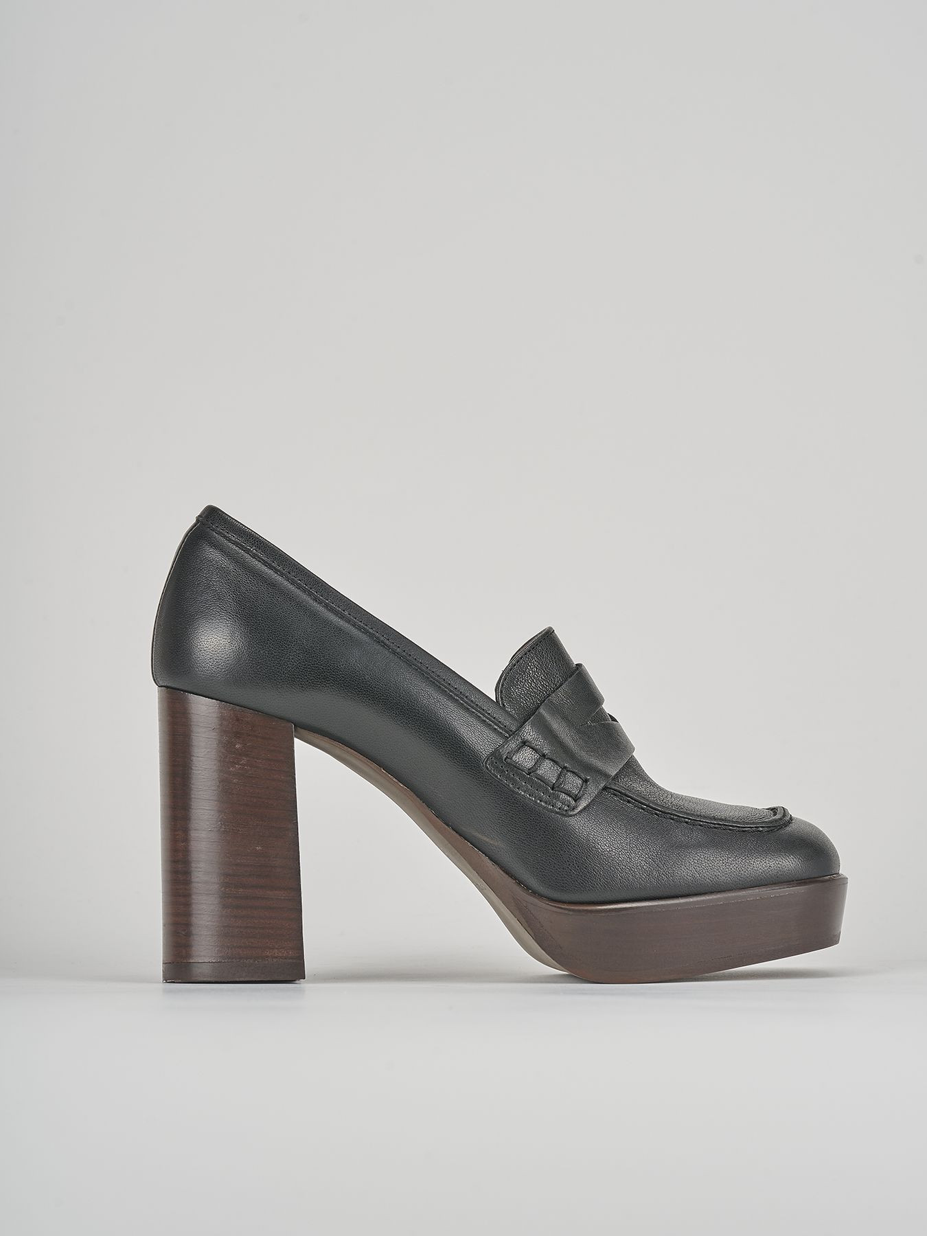 KARL LAGERFELD STRADA PLAQUE LOAFER - Platform heels - black/black -  Zalando.de