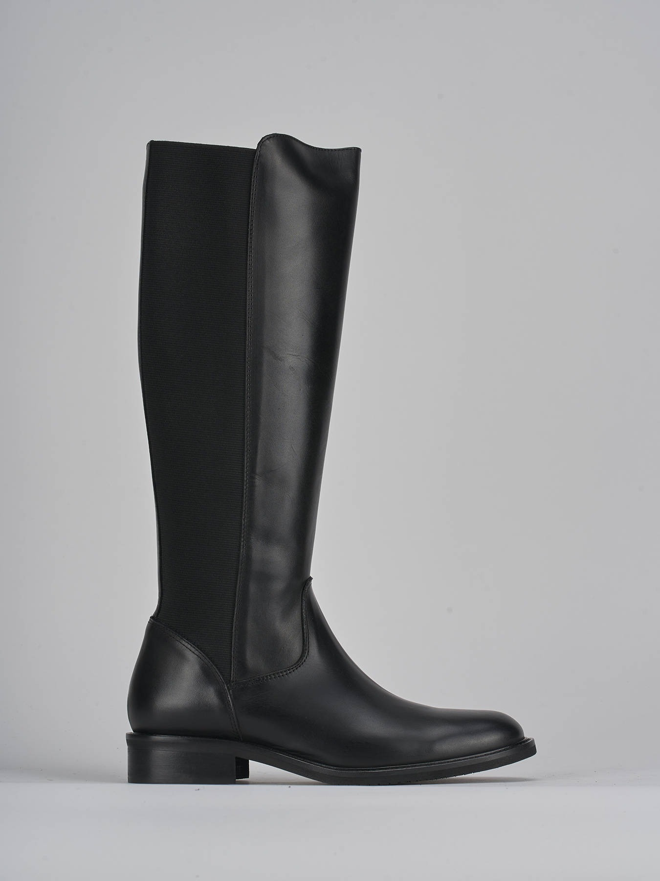 Black leather boots outlet 3 inch heels