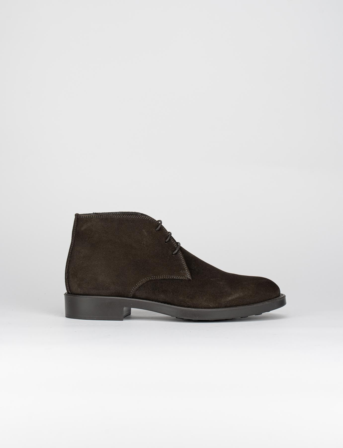 Dark brown desert boots best sale